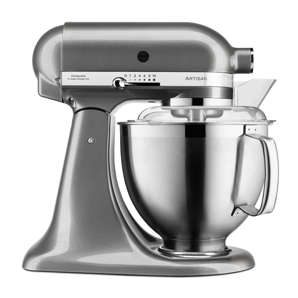 KitchenAid - Artisan Küchenmaschine 5KSM185PS -  Set - Medallion Silber