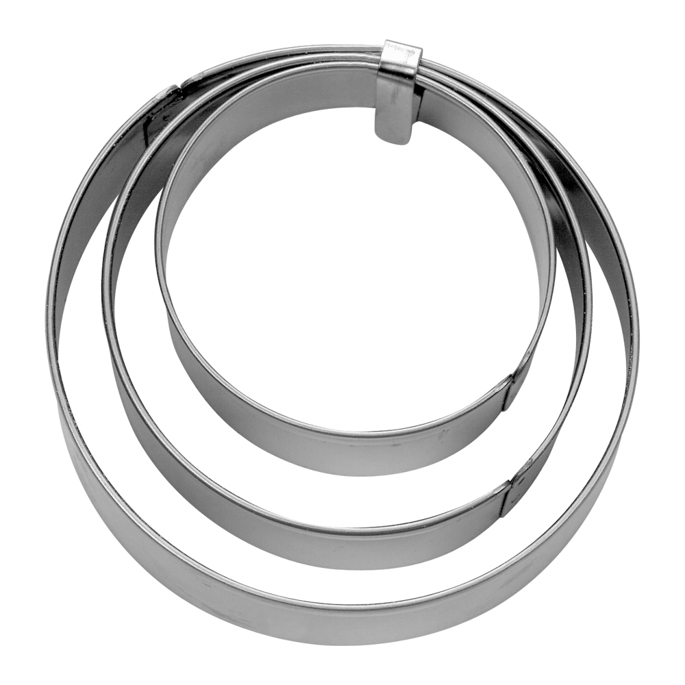 Städter - Cookie Cutter Ring 3 pieces smooth - different sizes