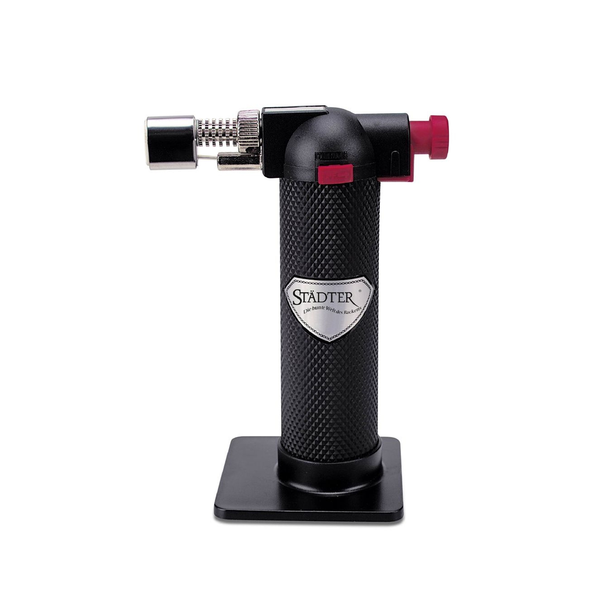 Städter - Butane gas torch Caramello - with safety lighter