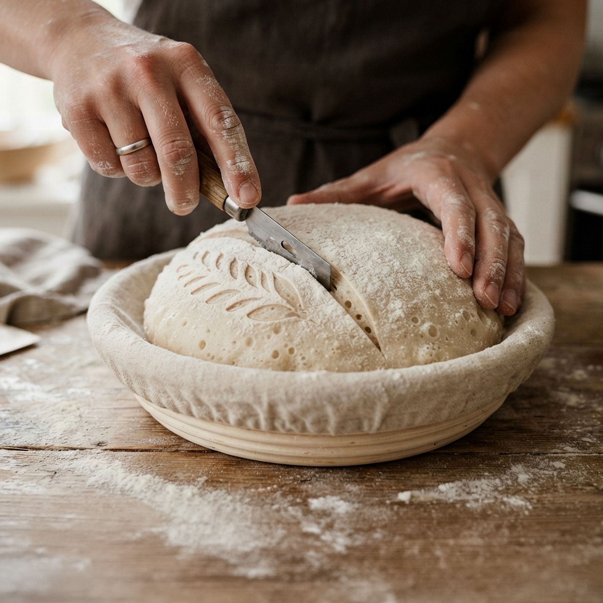 Gärkörbchen rund mit Bezug - PADEIRO - 26 cm | Culinaris
