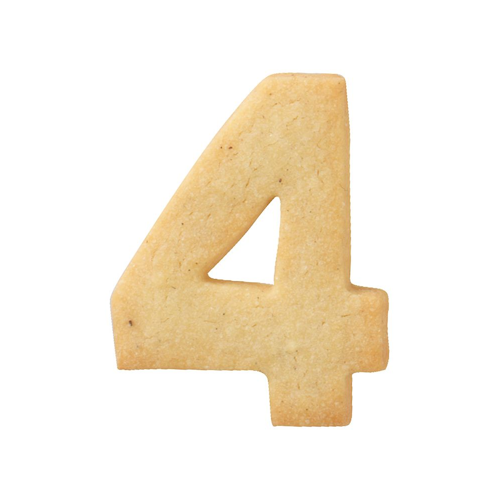 Birkmann - Cookie Cutter number - "4" cm