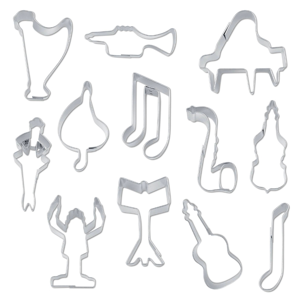 Städter - Ausstecher Musik - Set 12-teilig
