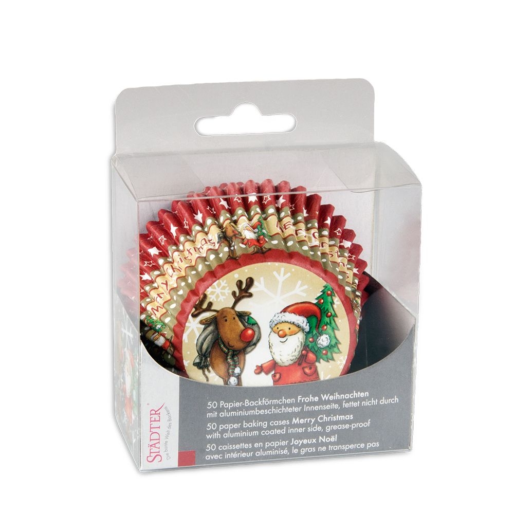Städter - Paper baking pan  - ø 50 x 35 mm - 50 pieces - different designs