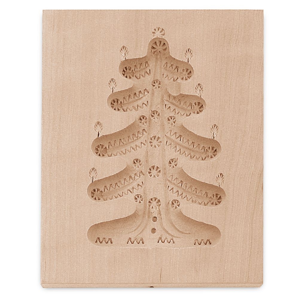 Städter - Holz-Prägeform Tannenbaum 9 x 12 cm