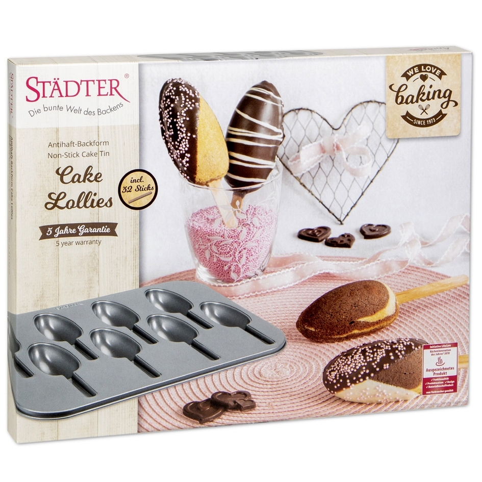 Städter - We Love Baking Cake Lollies - 35 x 27 cm
