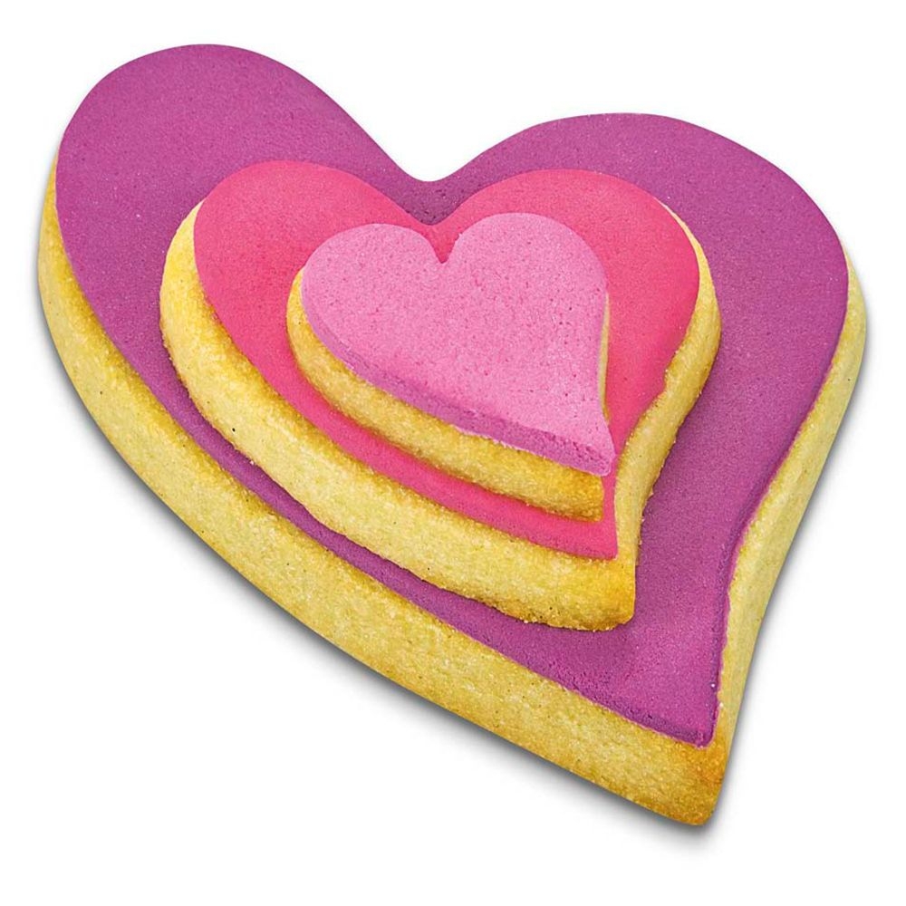Städter - Ausstecher Liebe - 3,5 – 9 cm - Set, 3-teilig