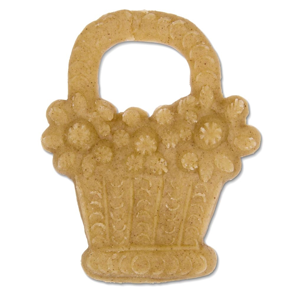 Städter - Holz-Prägeform Blumenkorb 9 x 12 cm