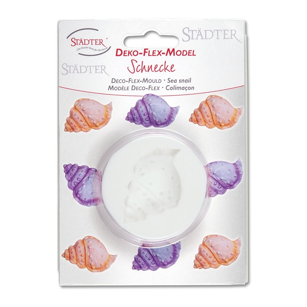 Städter - Fondant mould Snail - 5 cm - relief shape