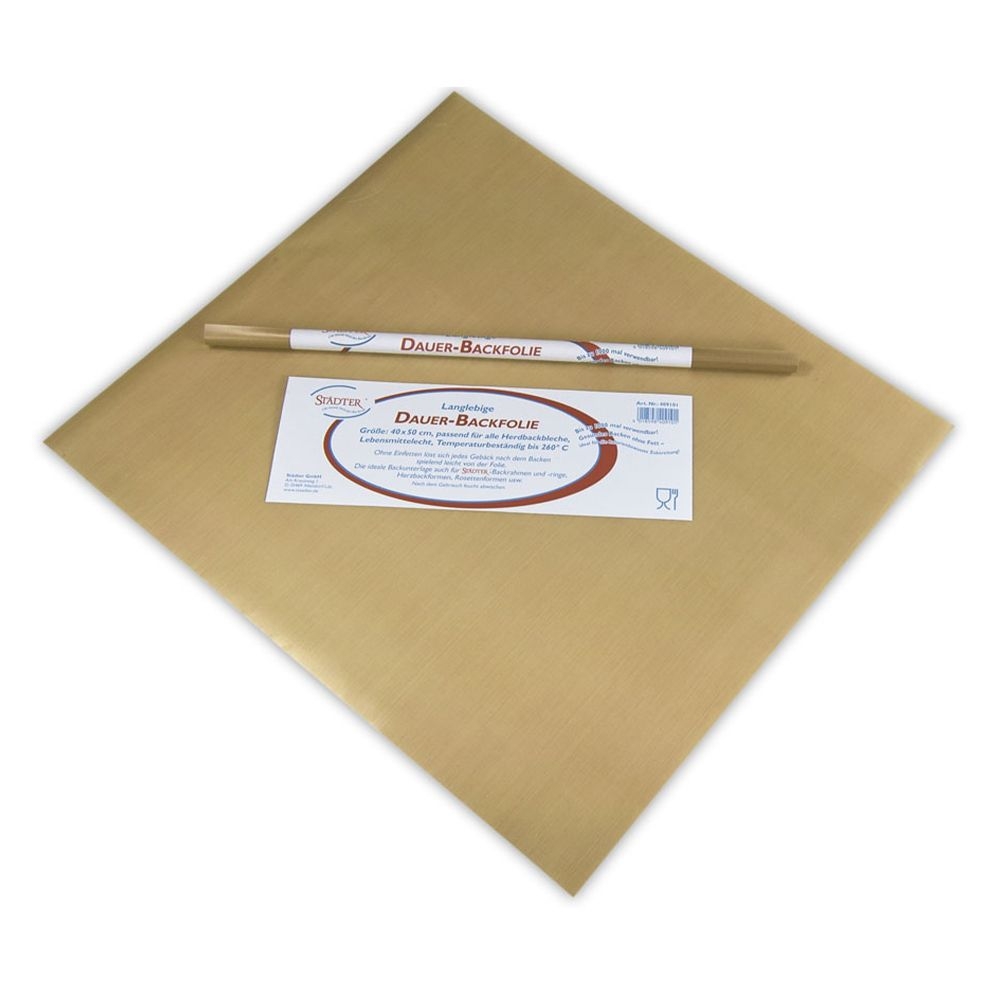 Städter - Dauer-Backtrennfolie - 40 x 50 cm - Beige in Banderole