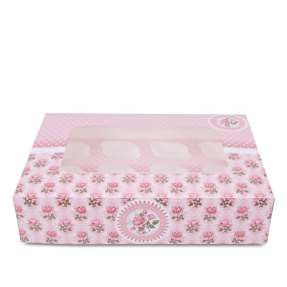 Städter - 12er Muffinbox - 33 x 16,5 x 7,5 cm - verschiedene Motive