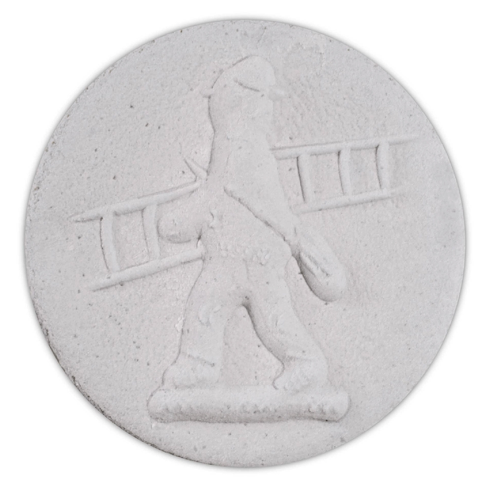 Städter - Holz-Prägeform Schornsteinfeger ø 8 cm