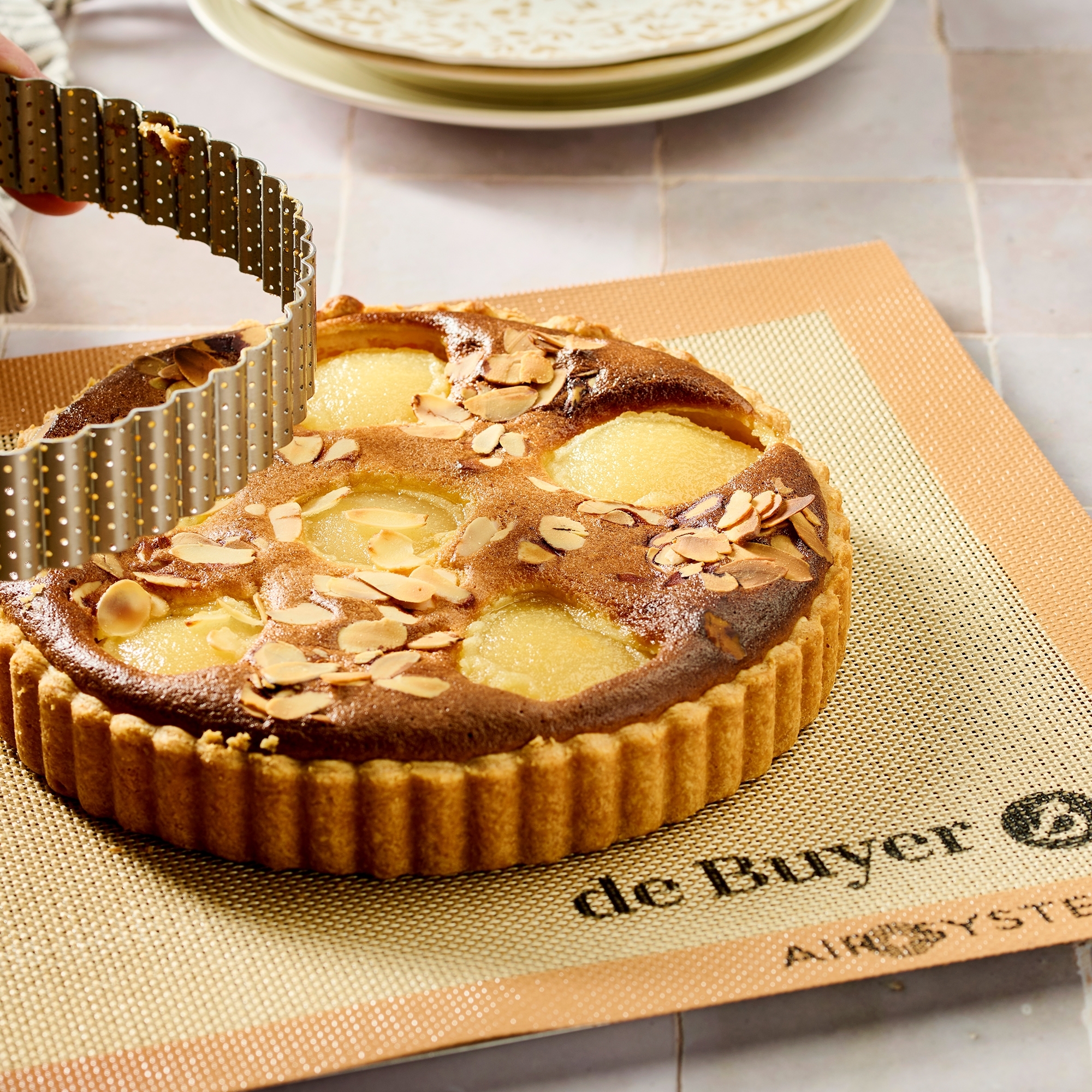 de Buyer - Gelochte Silikon-Backmatte "AIRMAT"