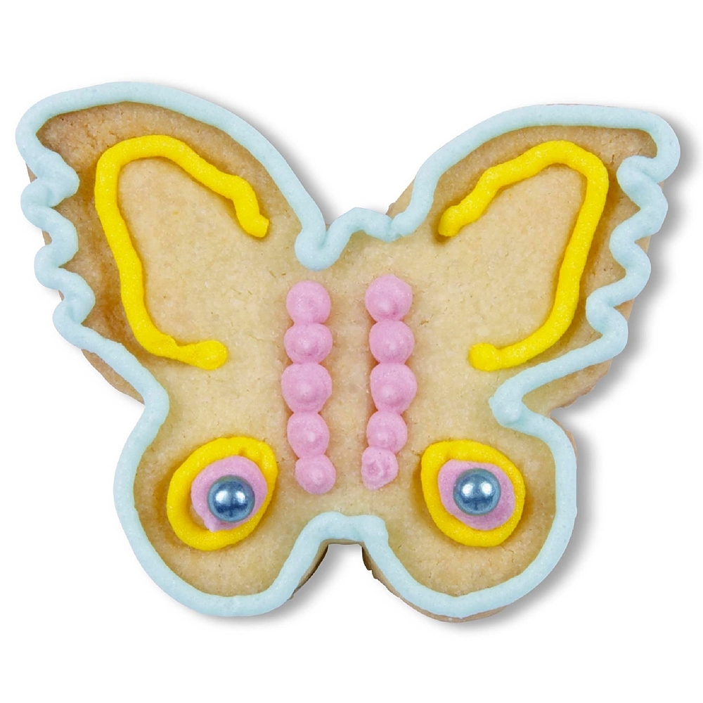 Städter - Cookie cutter Butterfly . 5 cm yellow