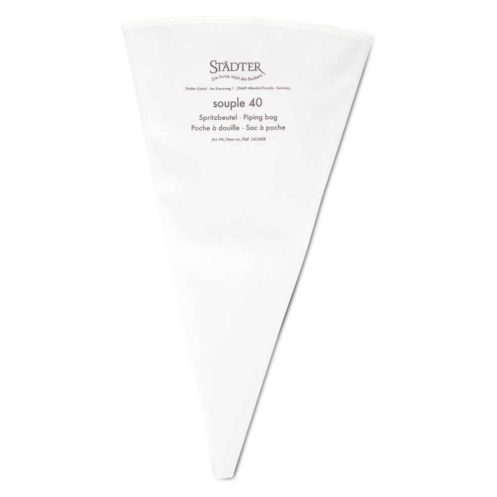 Städter - Profi-Spritzbeutel - Weiß - souple - verschiedene Größen