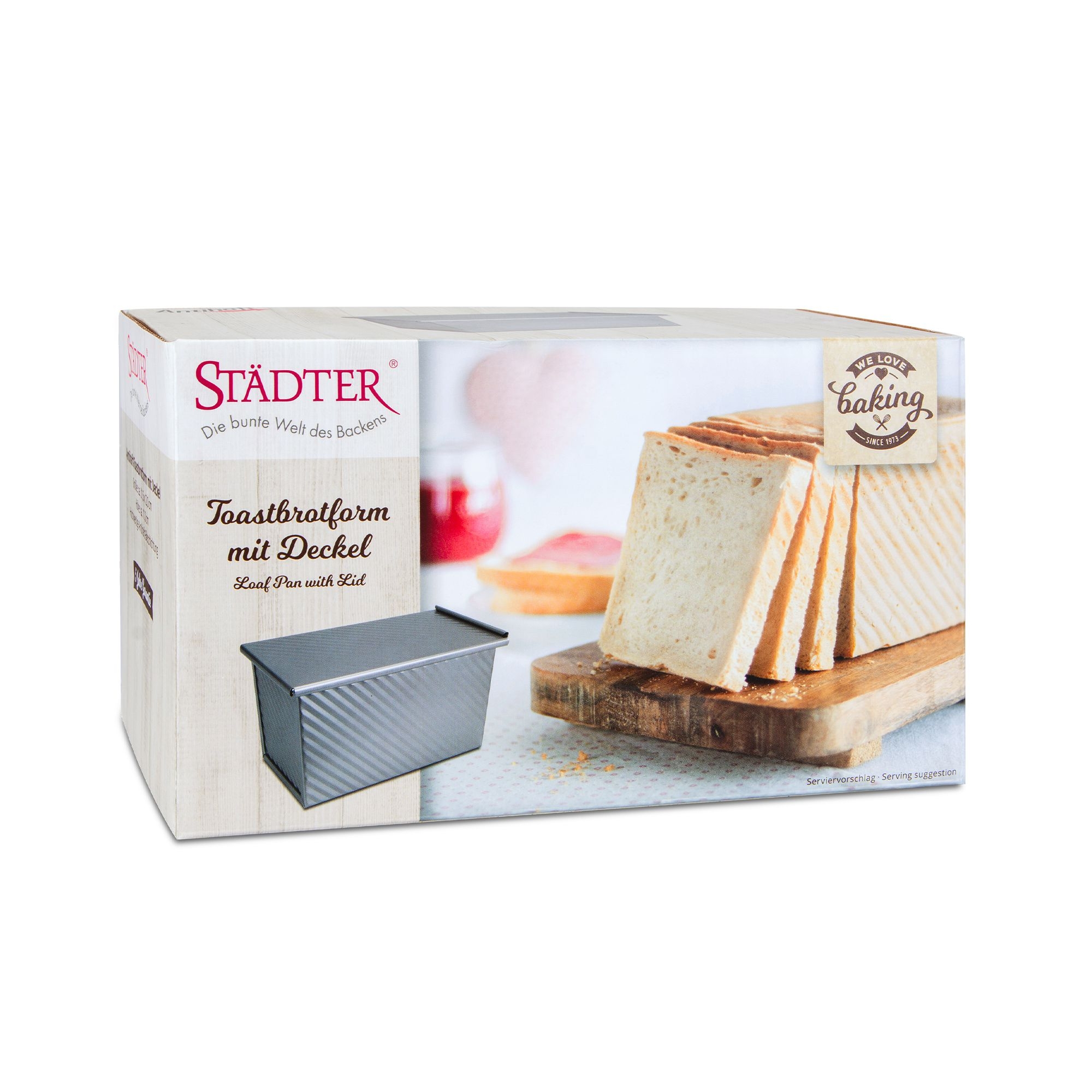 Städter - We-Love-Baking - Toastbrotform 21,5 x 12 cm / H 11 cm