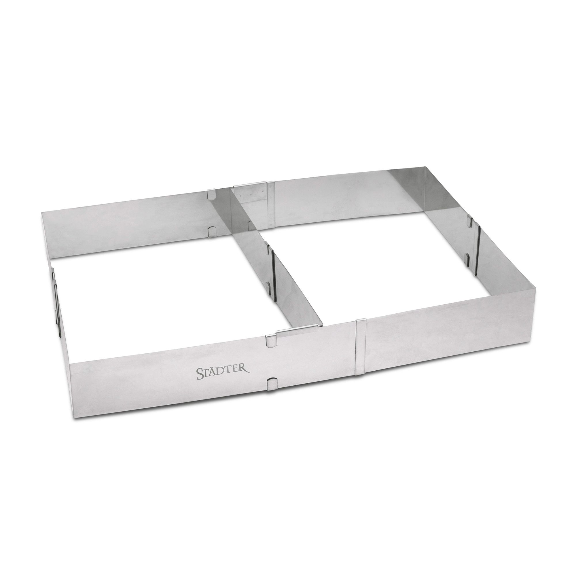 Städter - Baking frame rectangle - adjustable 27.5-53.0 x 18.0-33.0 cm