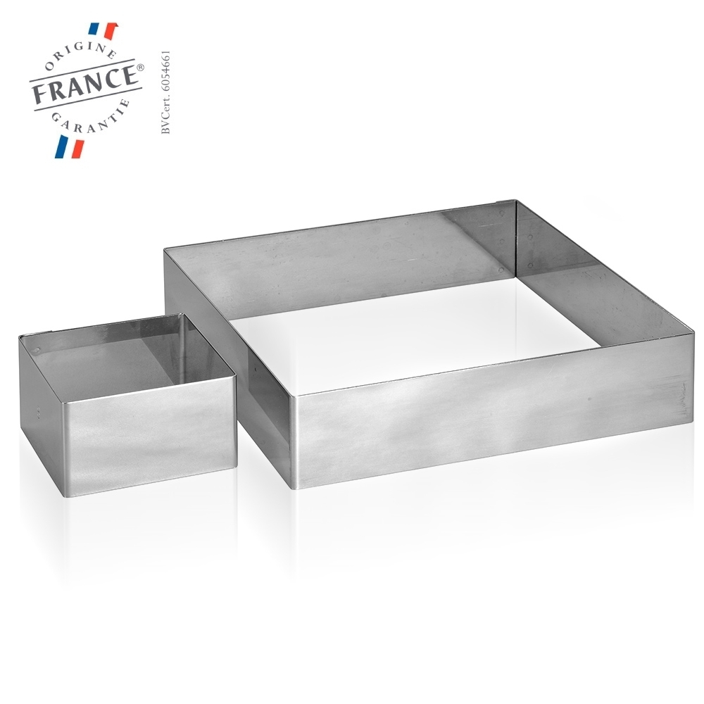 de Buyer - Square Tart Ring - height 4,5 cm