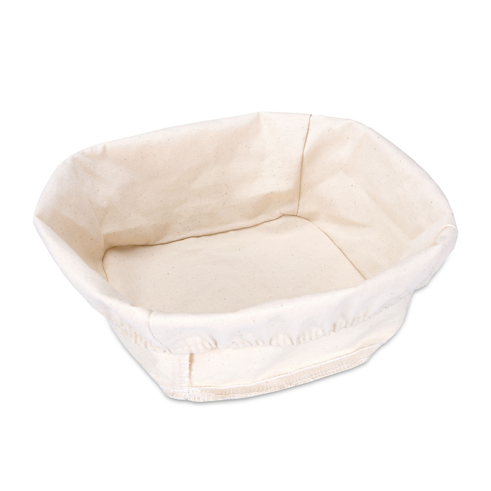 Städter - Proofing basket square with linen cover, rattan 22 x 22 cm / H 8,5 cm