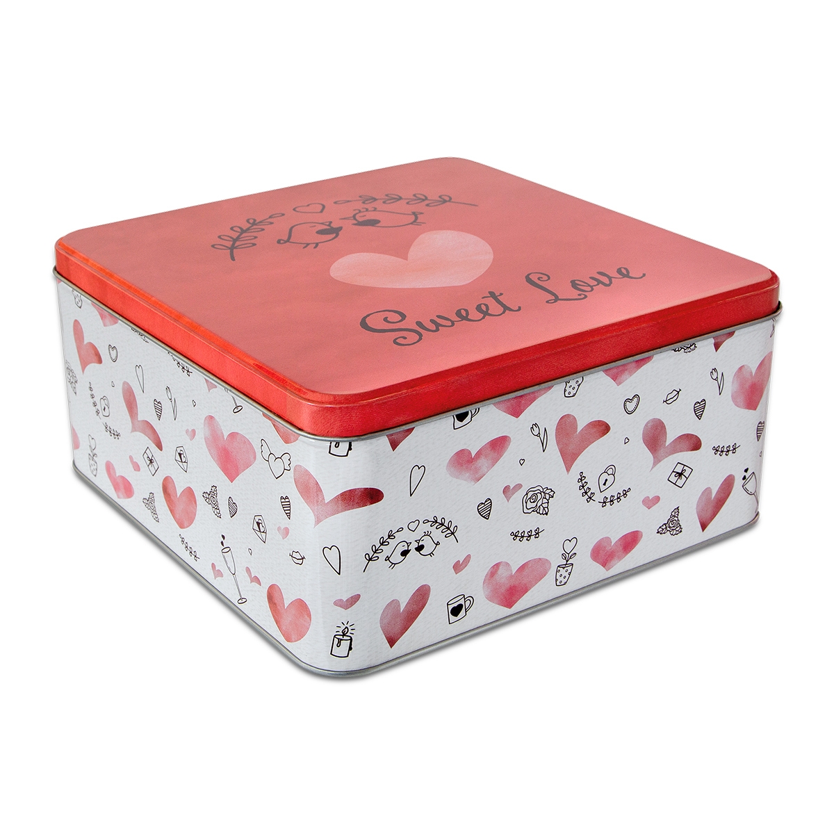 Städter - Cookie box - Sweet Love - Colorful - different sizes and shapes