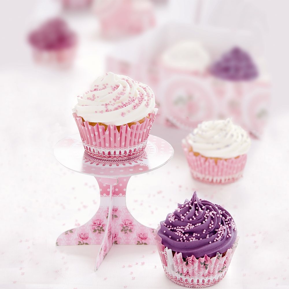 Städter - Cupcake Deko - 10 x 9 cm - Set, 36-teilig - verschiedene Muster
