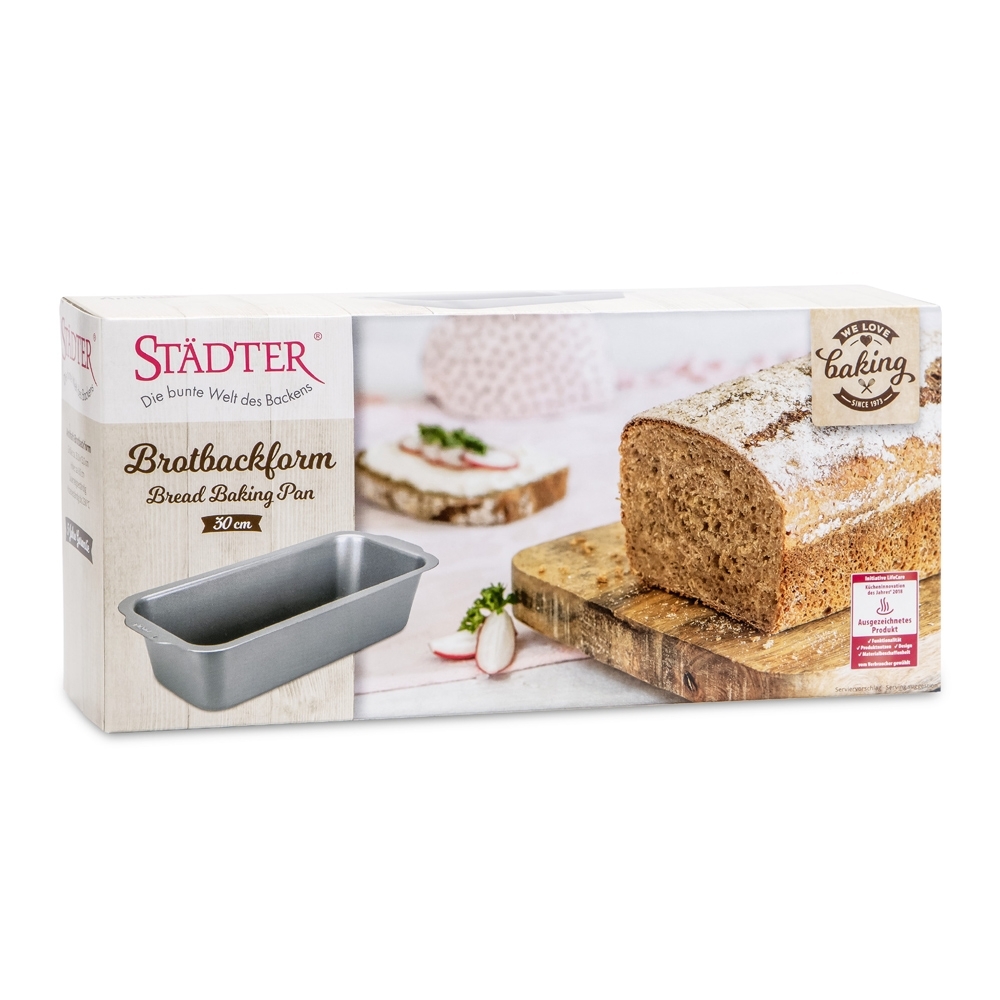 Städter - We-Love-Baking Brotbackform 30 x 13 cm / H 8 cm