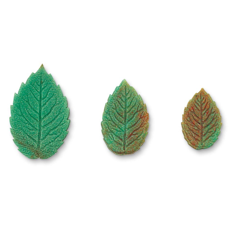 Städter - Ausstecher mit Auswerfer Rosenblätter - 25 / 30 / 40 mm - Set, 3-teilig
