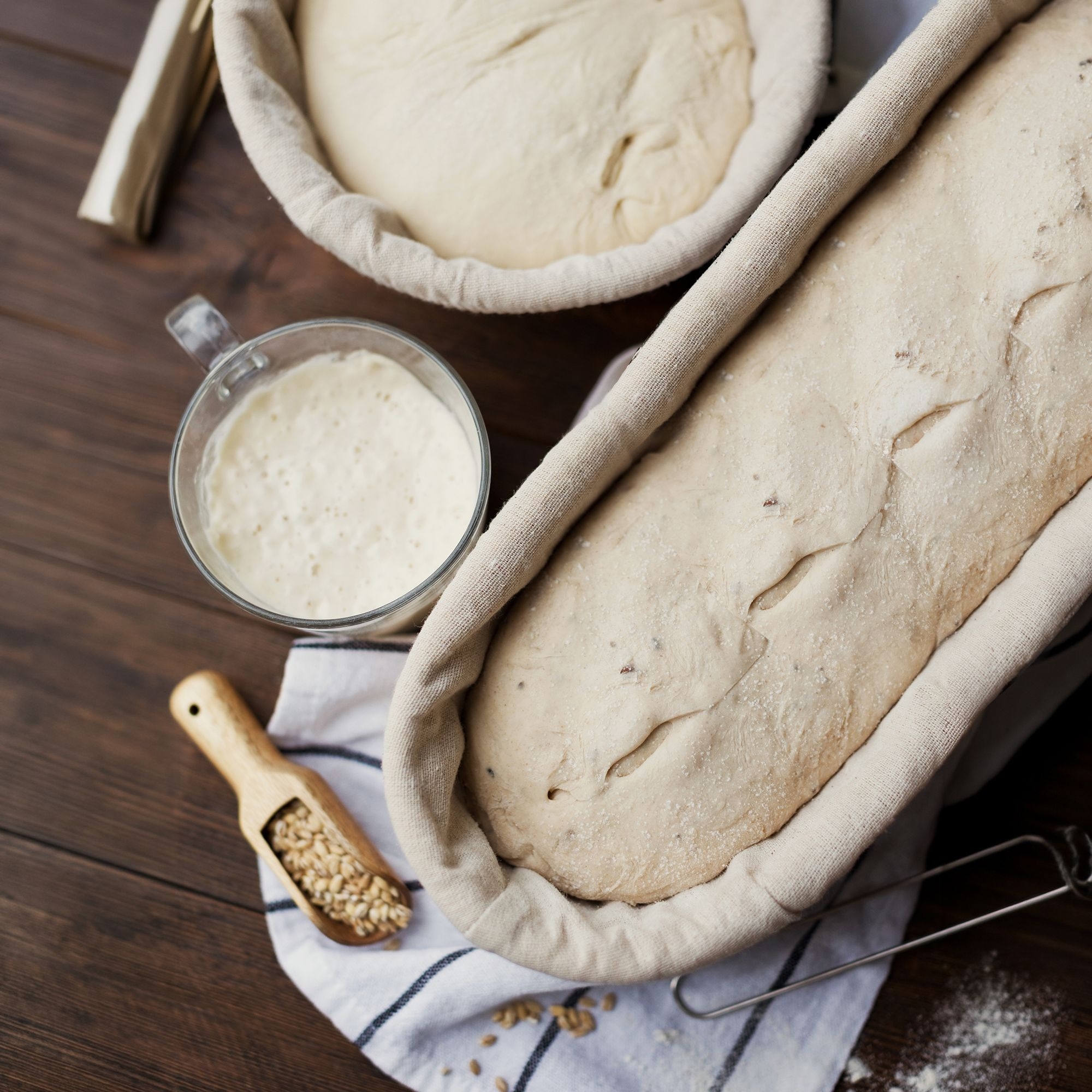 Gärkörbchen länglich mit Bezug - PADEIRO - 43 cm | Culinaris
