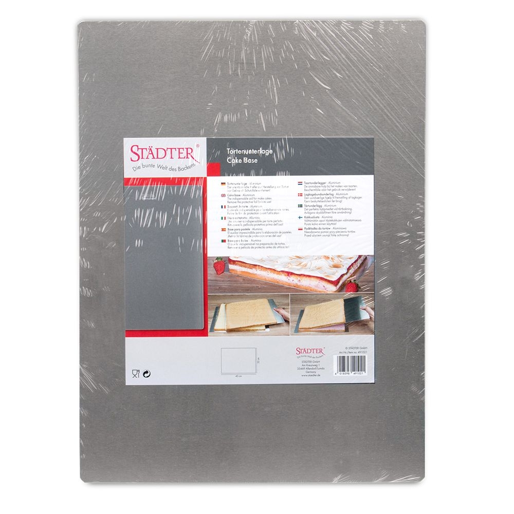 Städter - Tortenunterlage rechteckig - 43 x 32 cm