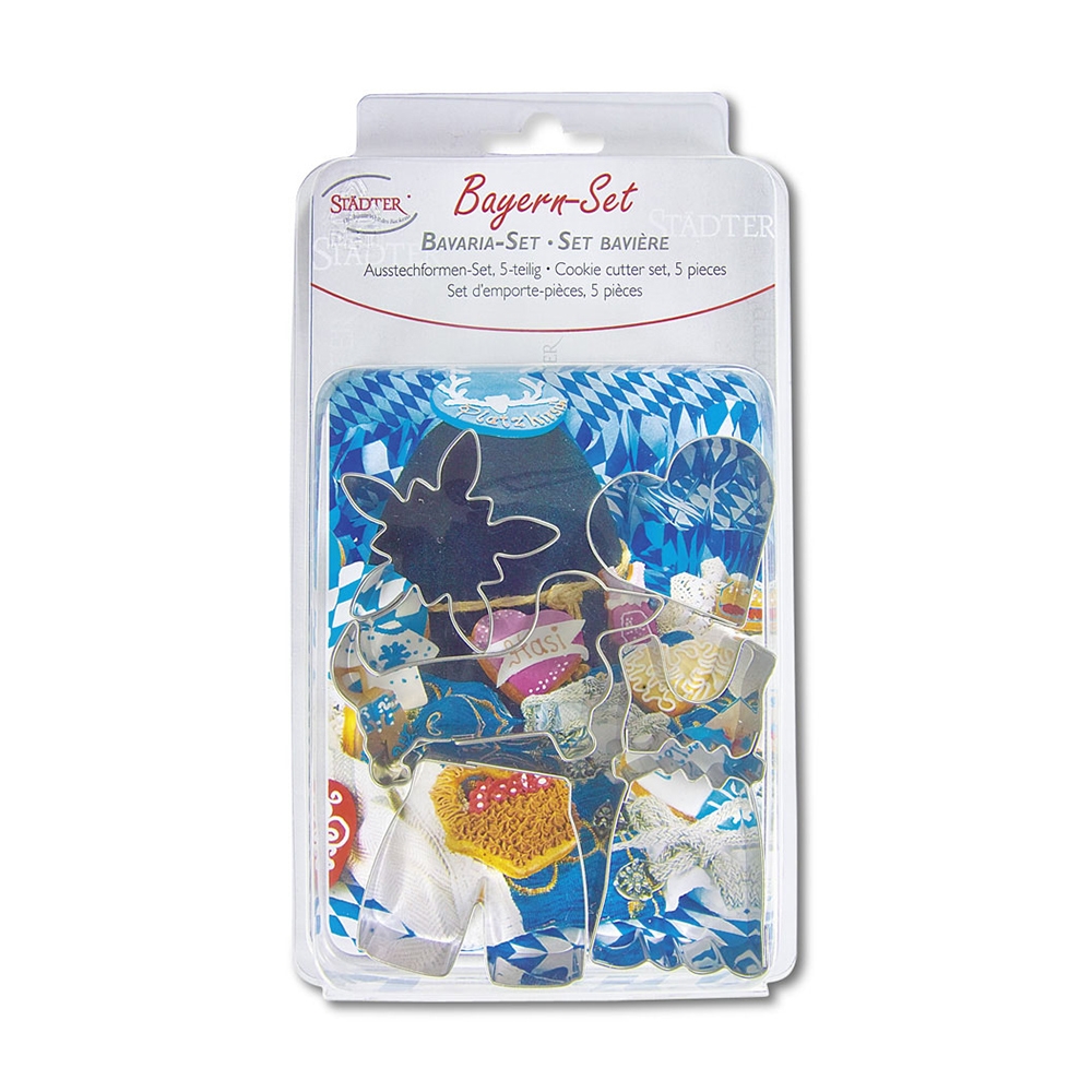 Städter - Ausstecher Bayern - 4–7,5 cm Set, 5-teilig