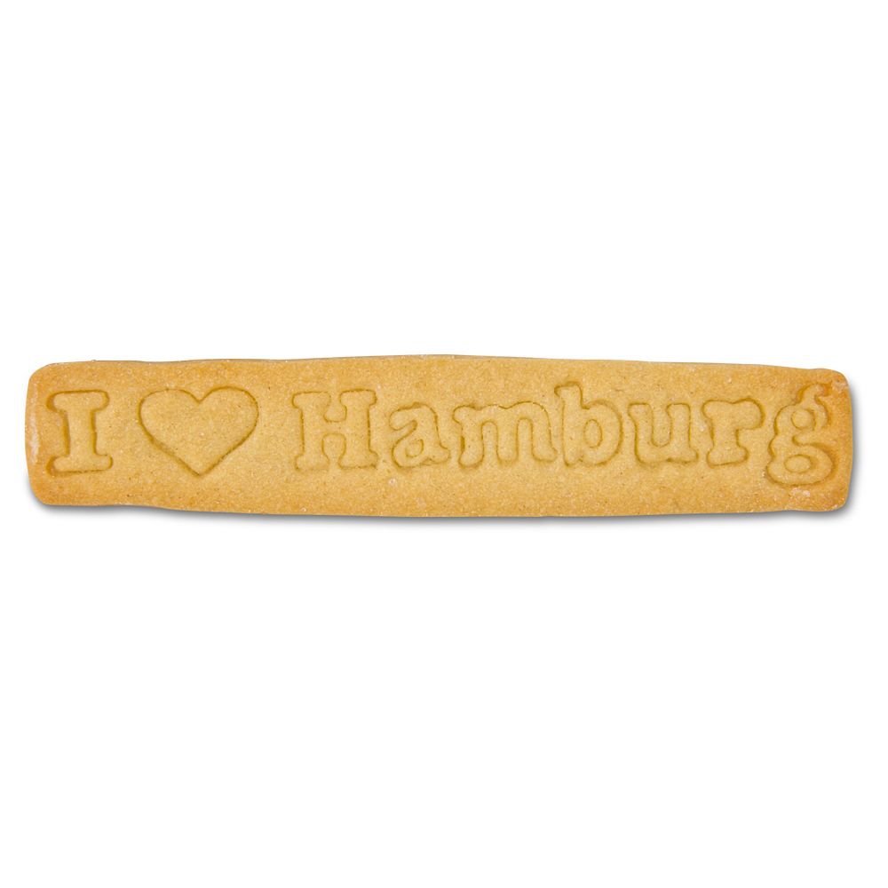 Städter - Cookie cutter I Love Hamburg - 11 cm