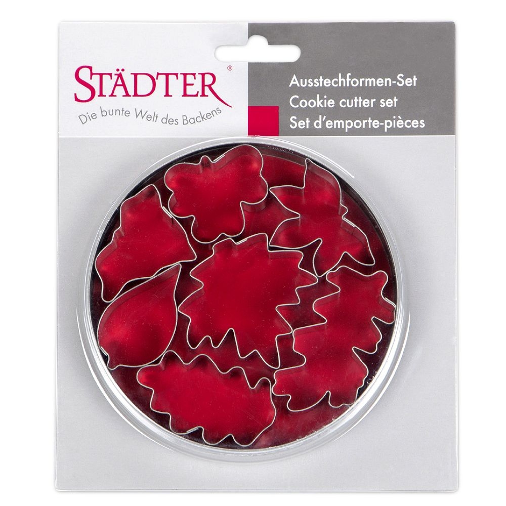 Städter - Ausstecher Blätter - Set 7-teilig