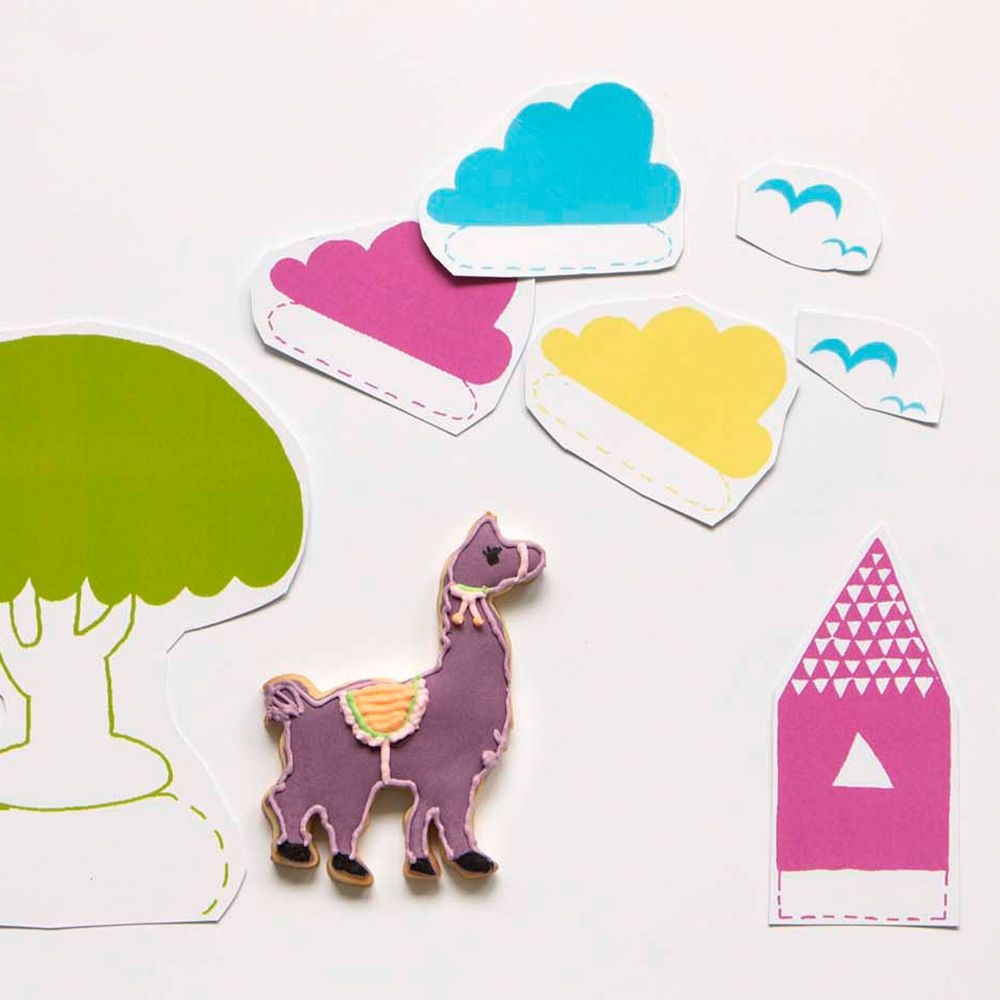 Städter - Prägeausstecher Lama - 8 cm