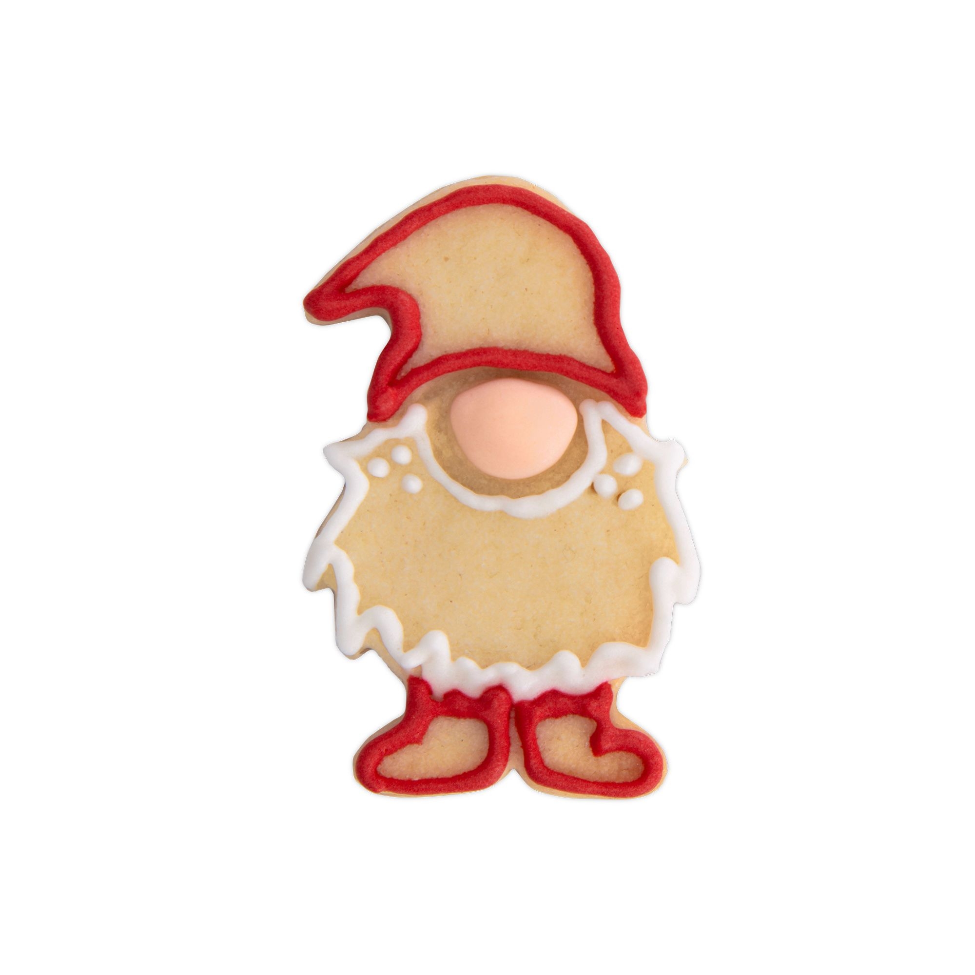 Städter - Embossing cookie cutter elf - 6 cm - red Städter - Embossing cookie cutter elf - 6 cm - red