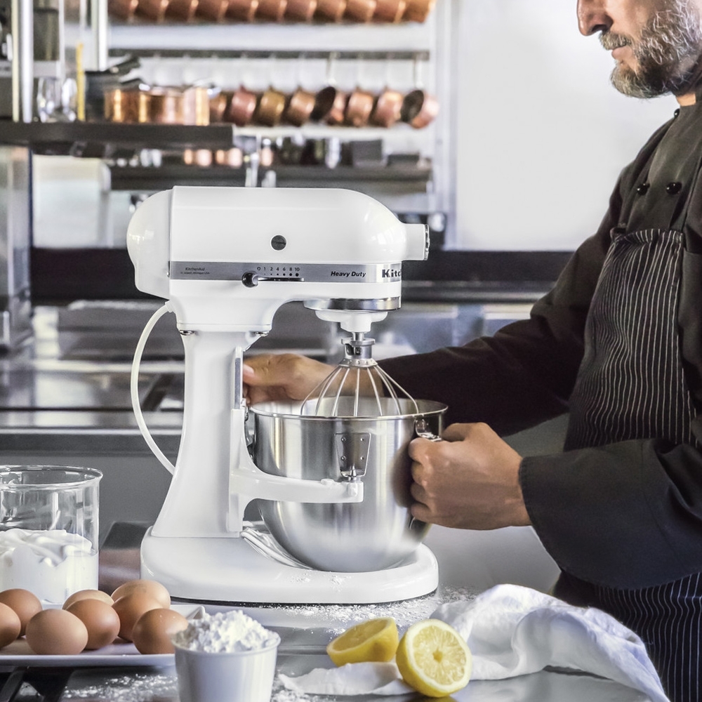 KitchenAid - Stand Mixer 4,8 L HEAVY DUTY - White KitchenAid - Stand Mixer 4,8 L HEAVY DUTY - White
