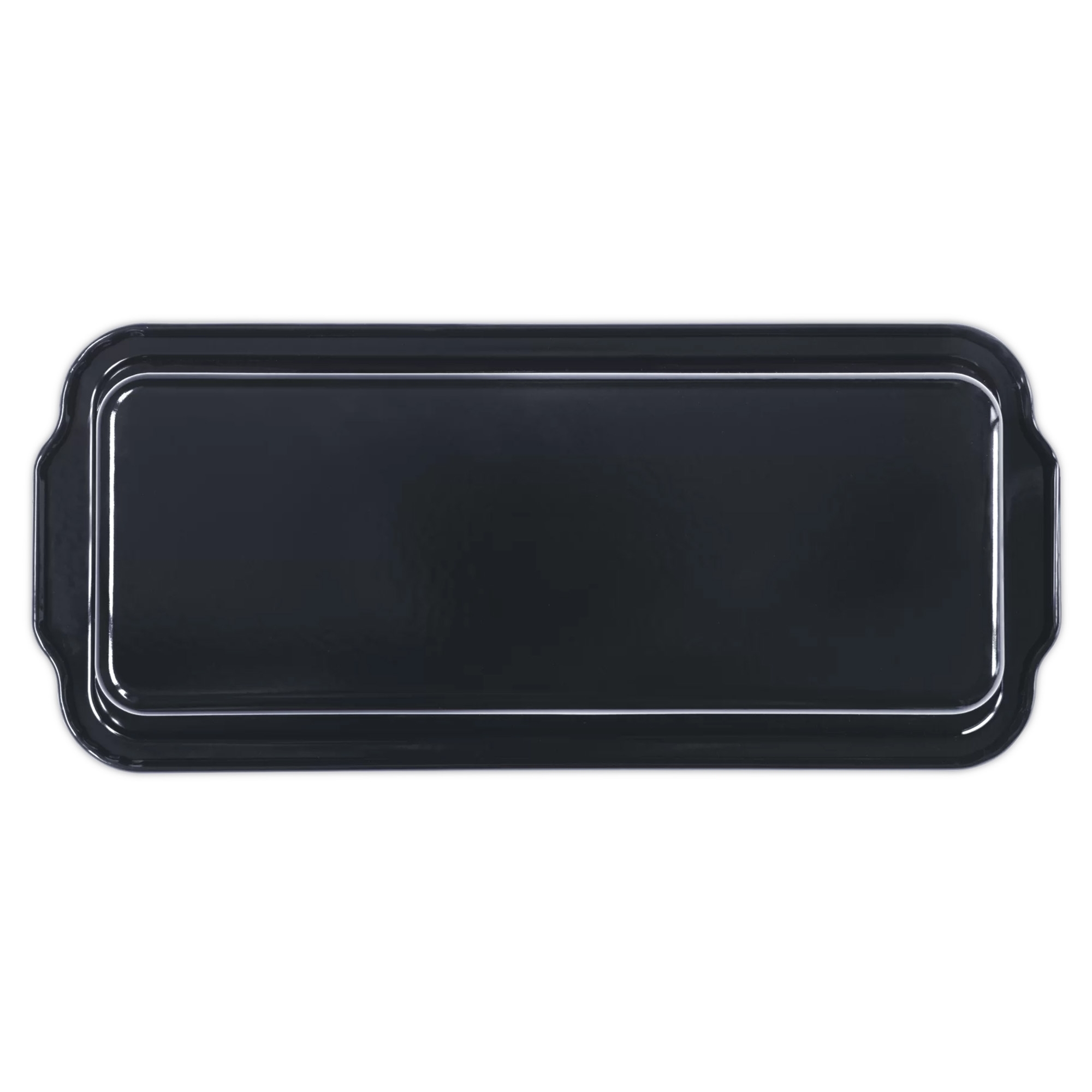 Städter Black Edition enamel loaf tin, 35 x 14.5 cm