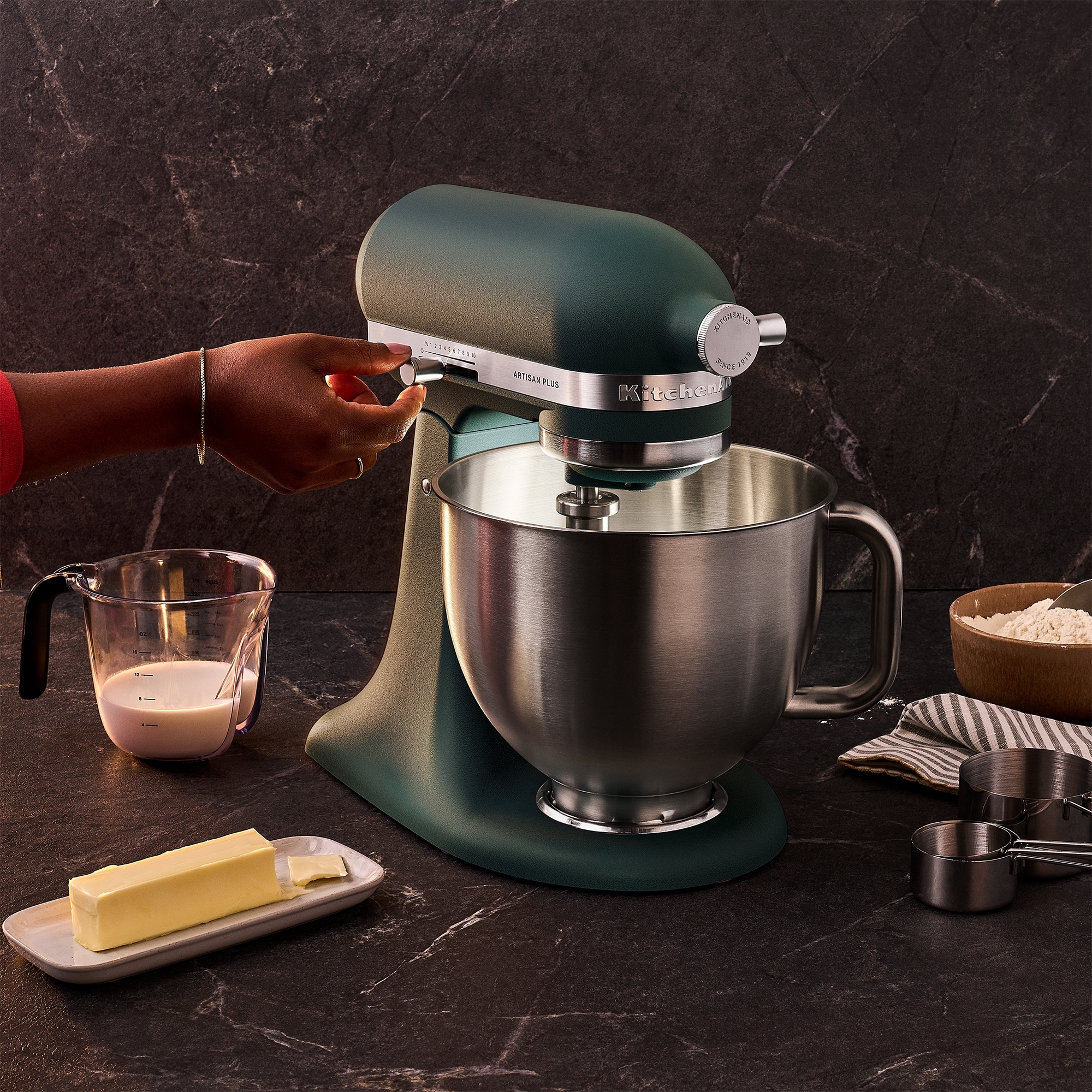 KitchenAid - Artisan Plus Küchenmaschine 5KSM50PKVEPP - Pebbled Palm