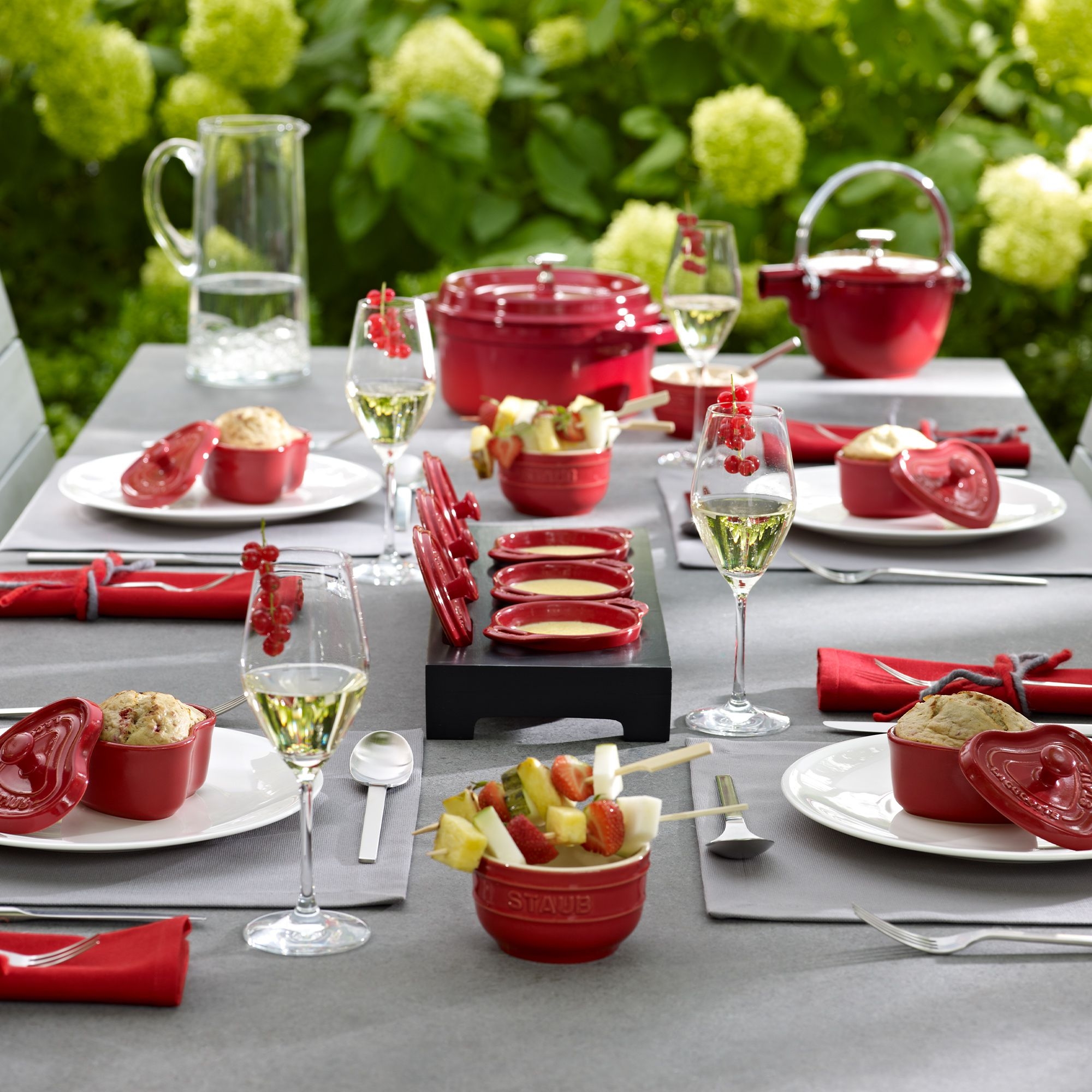 STAUB - Herz Mini Cocotte | 10 cm | kirschrot