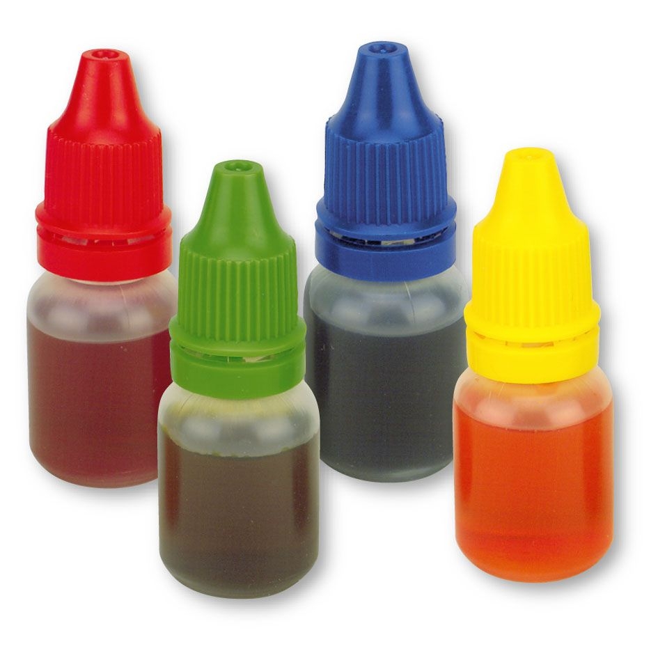 Städter - Speisefarbe Flüssig Blau/Grün/Gelb/Rot Set, 4-teilig