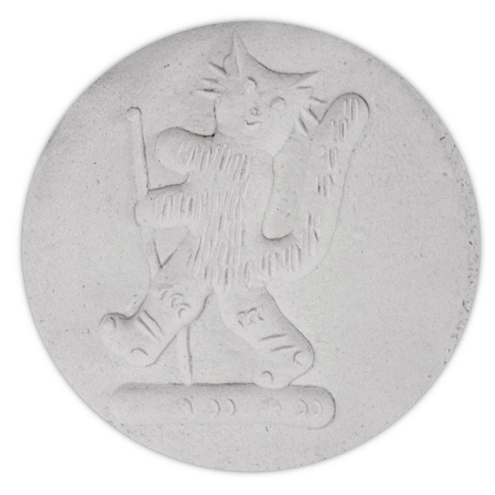 Städter - Holz-Prägeform Kater ø 8 cm