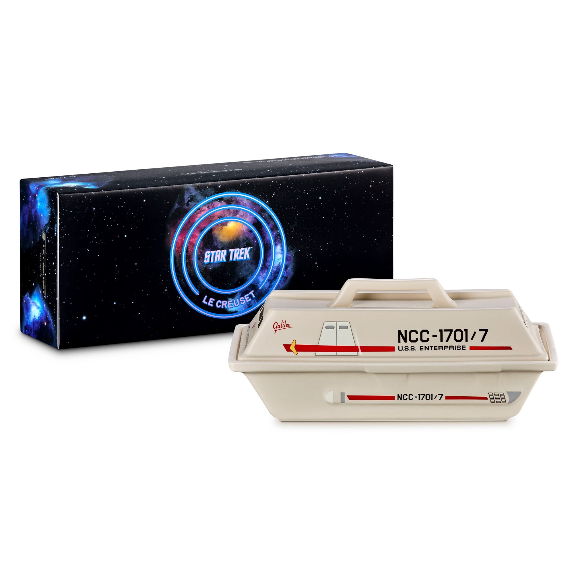 Le Creuset - Deep Space Shuttle Casserole 1,6 L  | Star Trek Collection - Limited Edition