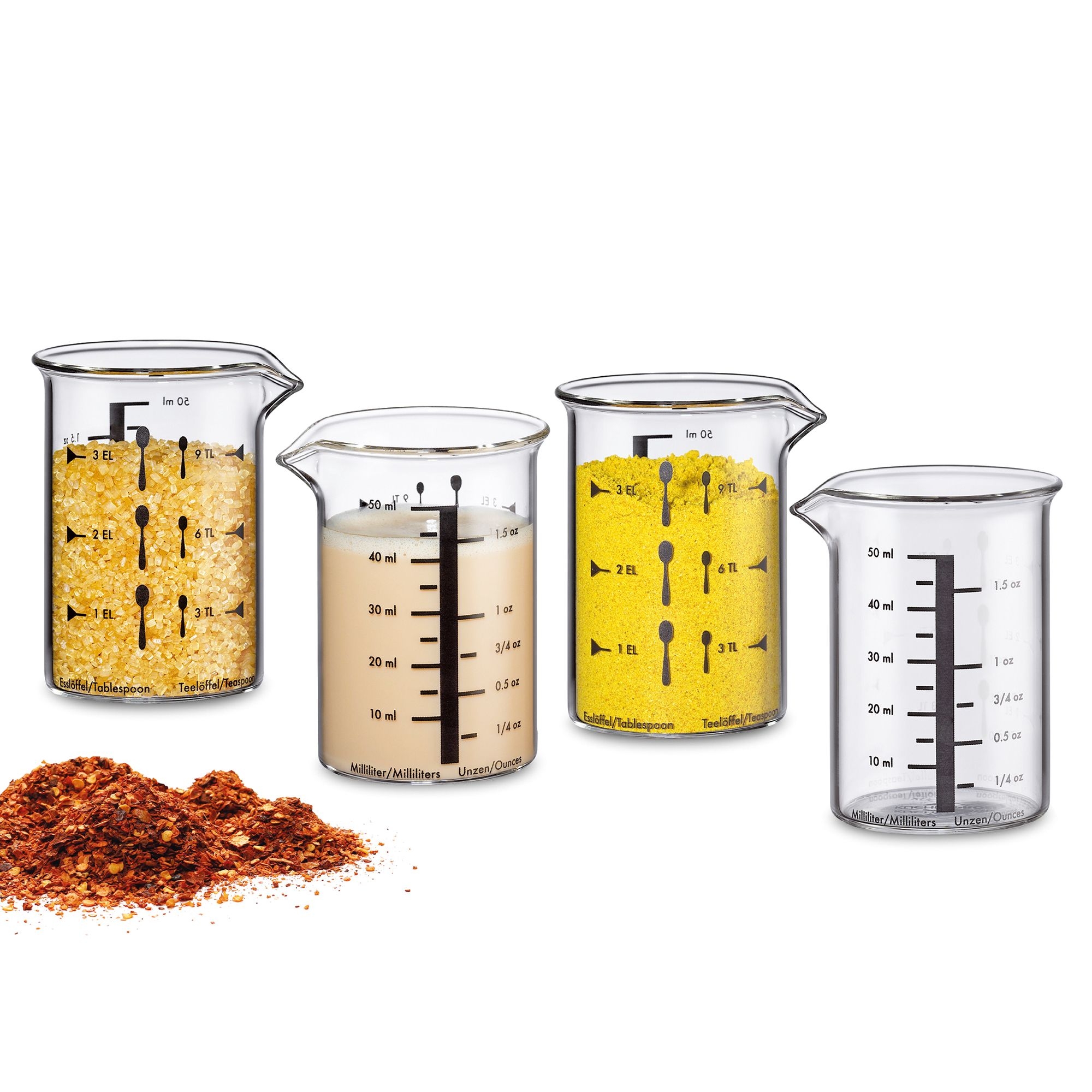Küchenprofi - Messbecher - Borosilikatglas - 50 ml