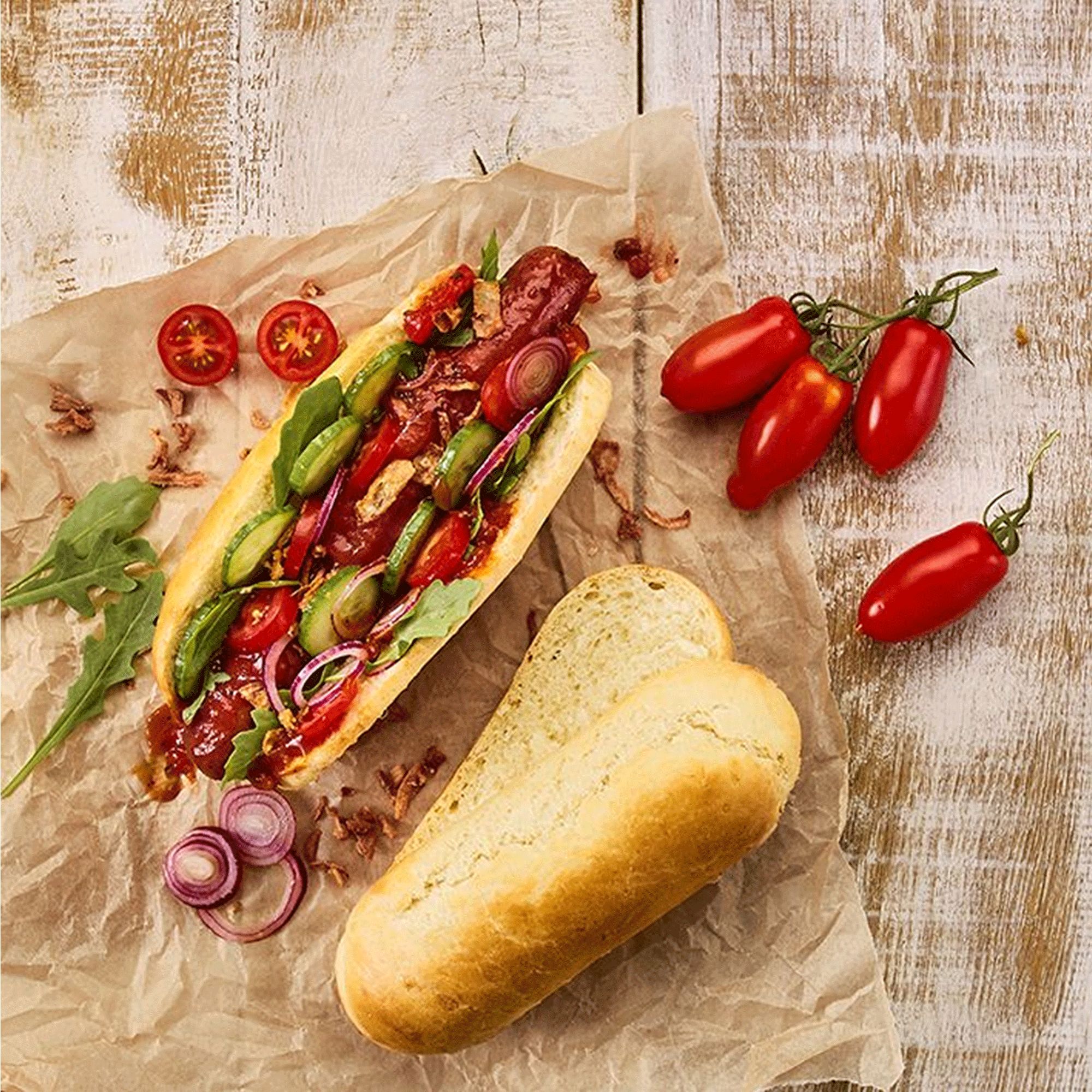 RBV Birkmann - Hot Dog buns sheet RBV Birkmann - Hot Dog buns sheet