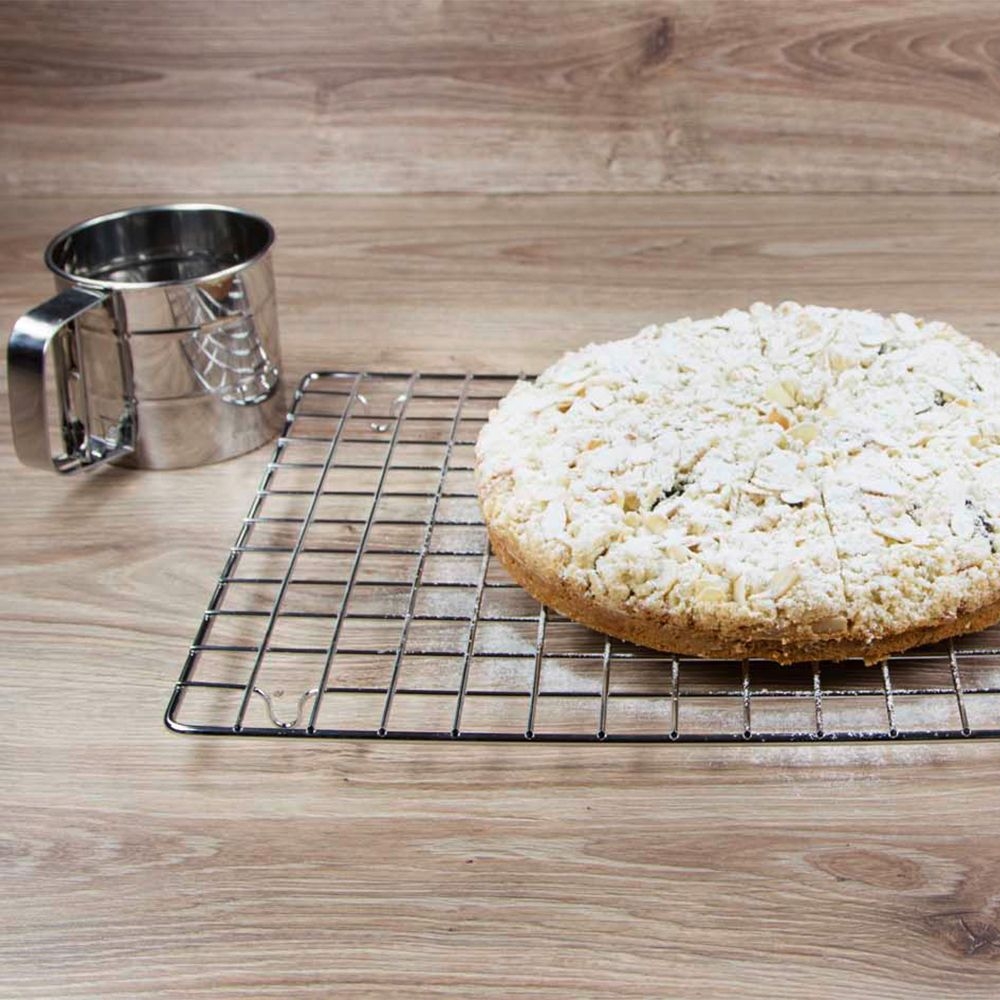 Städter - Tortengitter / Kühlgitter rechteckig mit Füßen - 45 x 32 cm