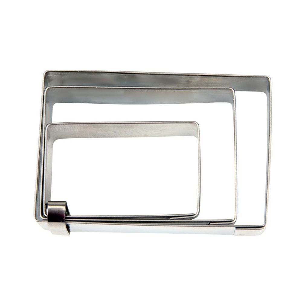 Städter - Ausstecher Rechteck glatt - 4,5 / 6 / 7,5 cm