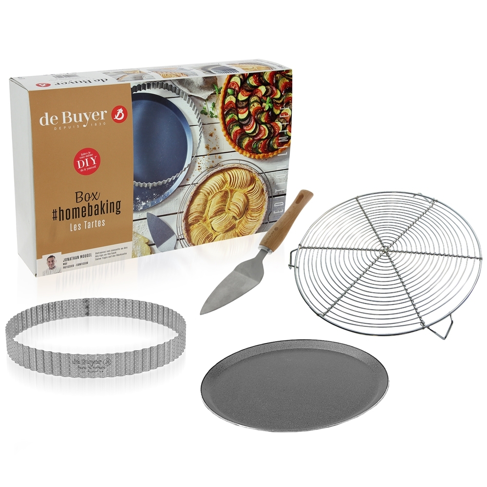 de Buyer - Les Tartes - 4er-Set homebaking de Buyer - Les Tartes - 4er-Set homebaking