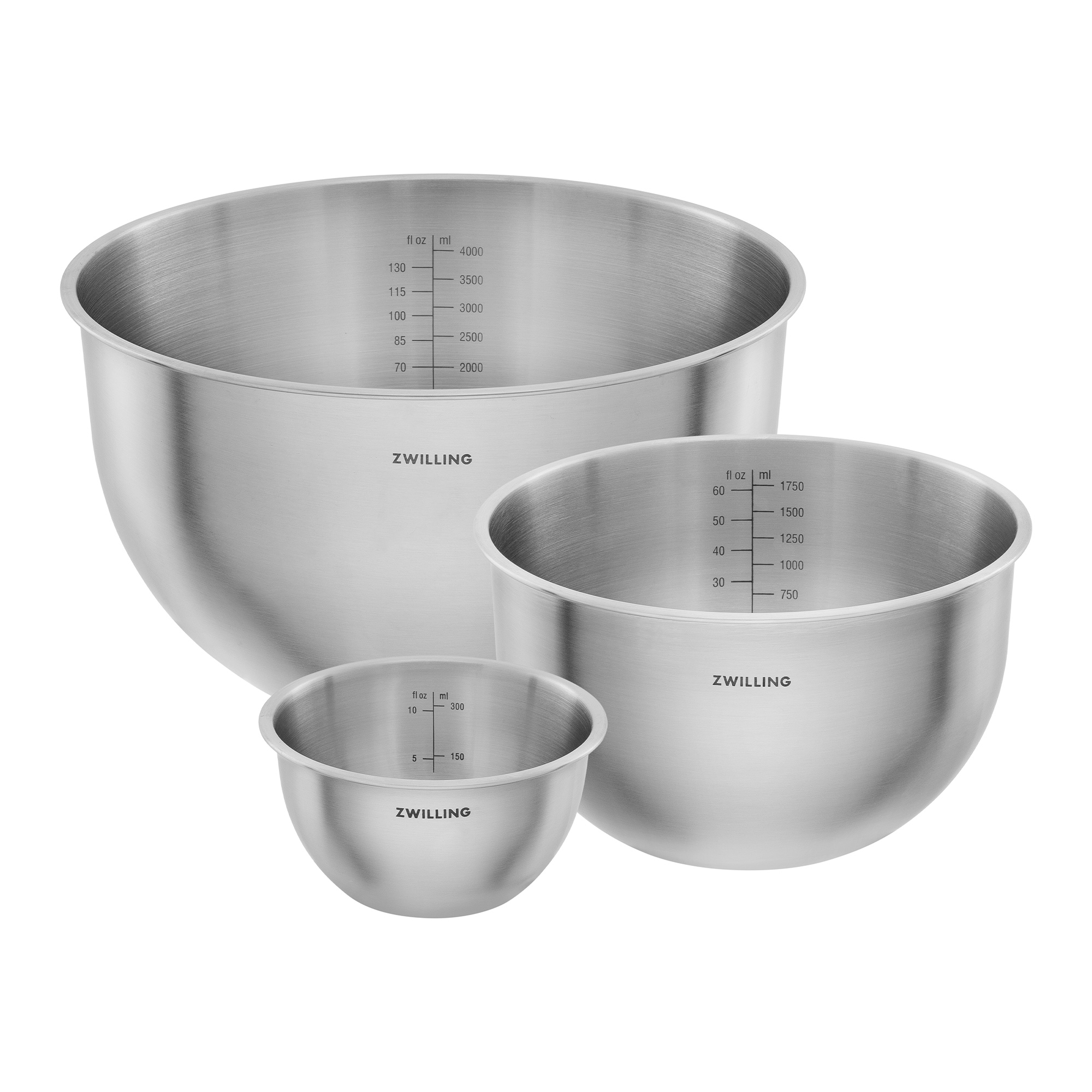 ZWILLING - Schüssel Set S/M/L | FRESH & SAVE | 3-tlg. | Edelstahl