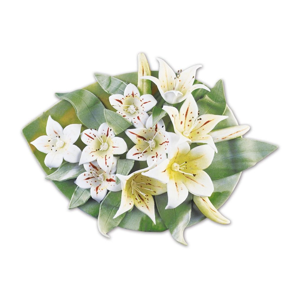 Städter - Ausstecher mit Auswerfer Lilien - 65 / 75 mm - Set, 2-teilig