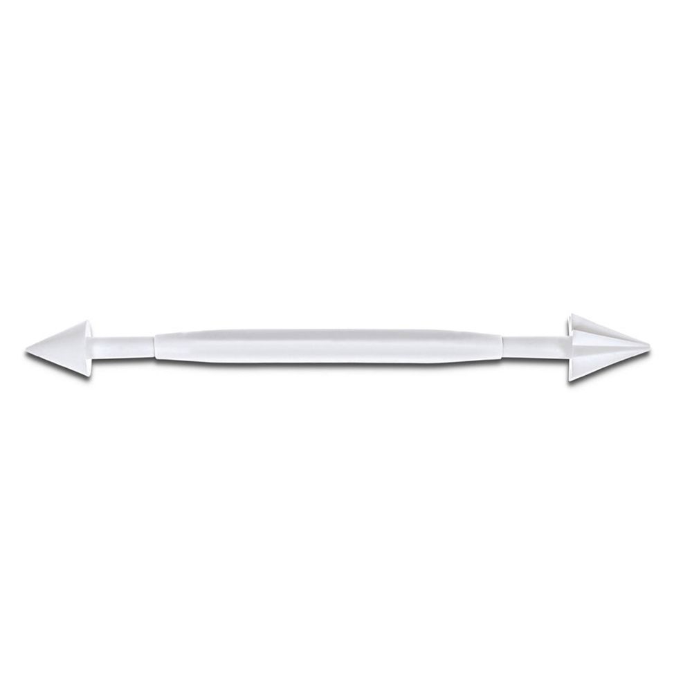 Städter - modelling tool Smooth & jagged cone - white - 16 cm