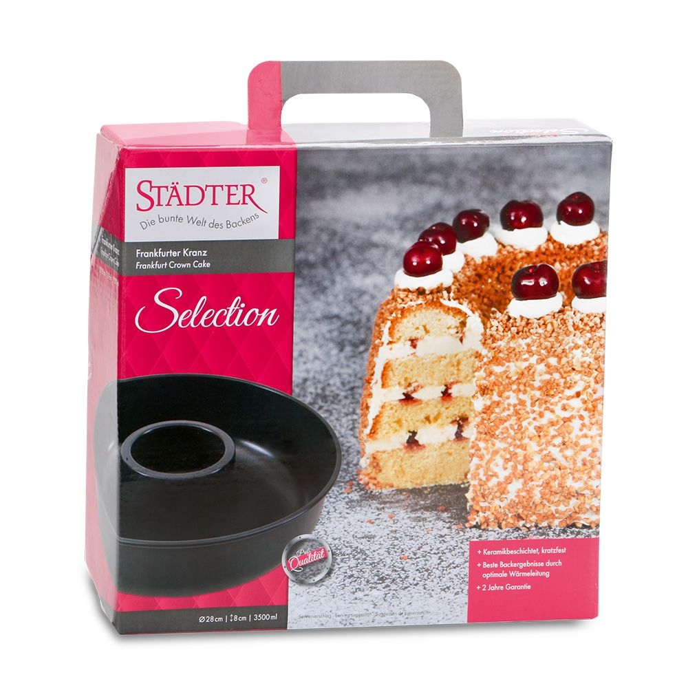 Städter - Backform Selection Frankfurter Kranz -  ø 28 cm / H 8 cm - 3.500 ml