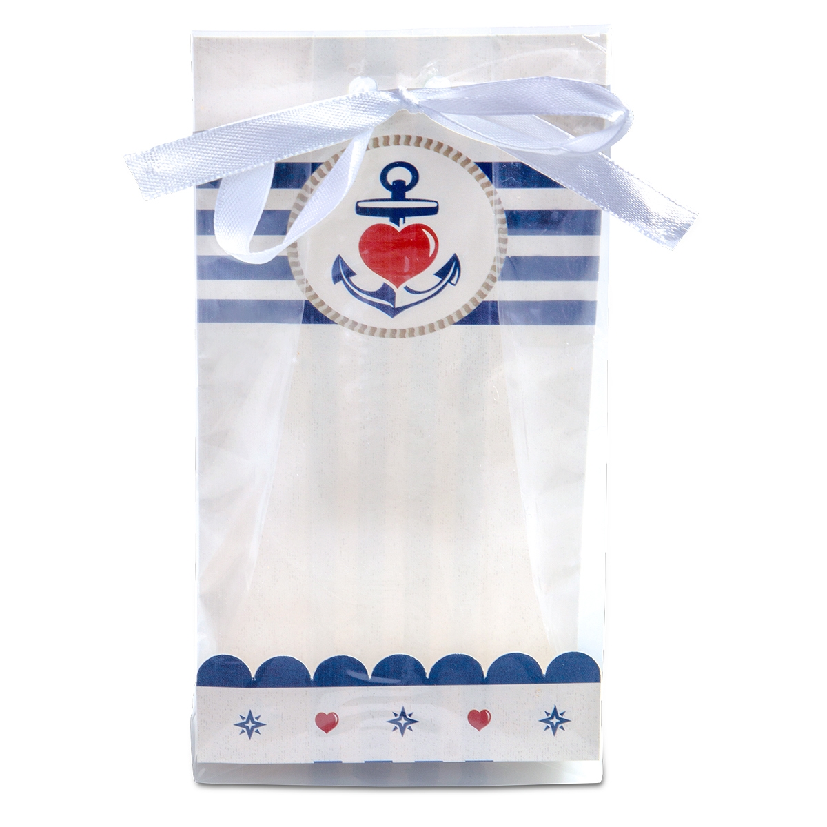 Städter - Geschenktüte  - 9 x 25 cm - Set 24-teilig - verschiedene Muster